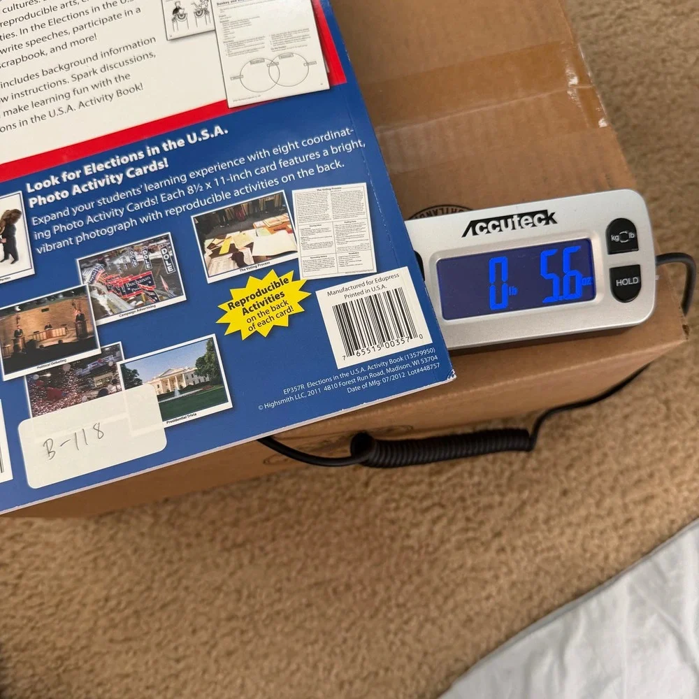 Edupress Hands-On Heritage Elections in the U.S.A. Activity Book Grades 3+